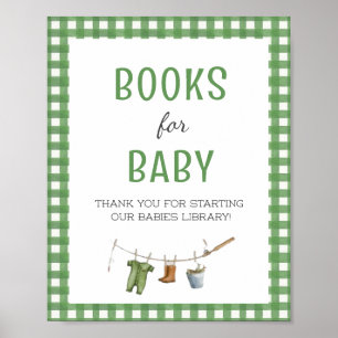 Little Fisherman Baby Shower Books for Baby Poster