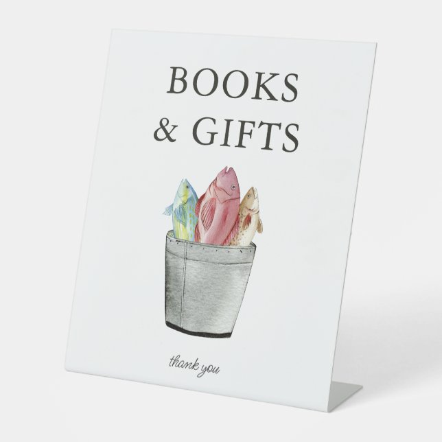 Little Fisherman Books and Gifts Baby Shower Sign (Front)