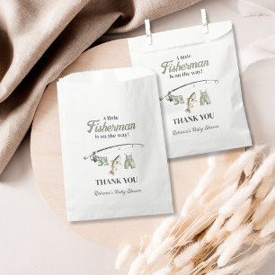 Little Fisherman Clothesline Fishing Baby Shower Favour Bags
