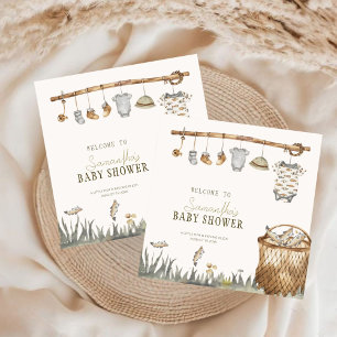  Little Fisherman Reel in Joy Baby Shower Napkin