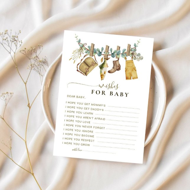 Little Fisherman Wishes for Baby Card (Creator Uploaded)