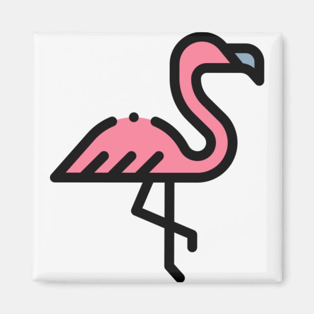 Little Flamingo Magnet (Front)