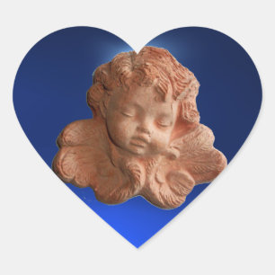 LITTLE FLORENTINE ANGEL HEART HEART STICKER