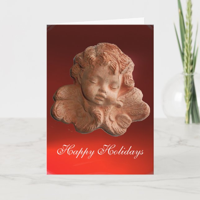 LITTLE FLORENTINE ANGEL HOLIDAY CARD (Front)