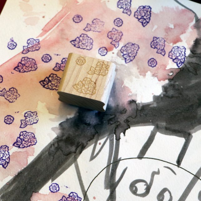 Little flowers rubber stamp (Creator Uploaded)