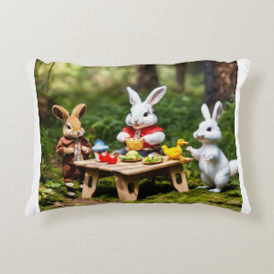 Little Forest Friends Lunch Time Decorative Cushion