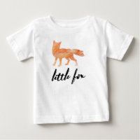 Little Fox Baby Baseball Tshirt