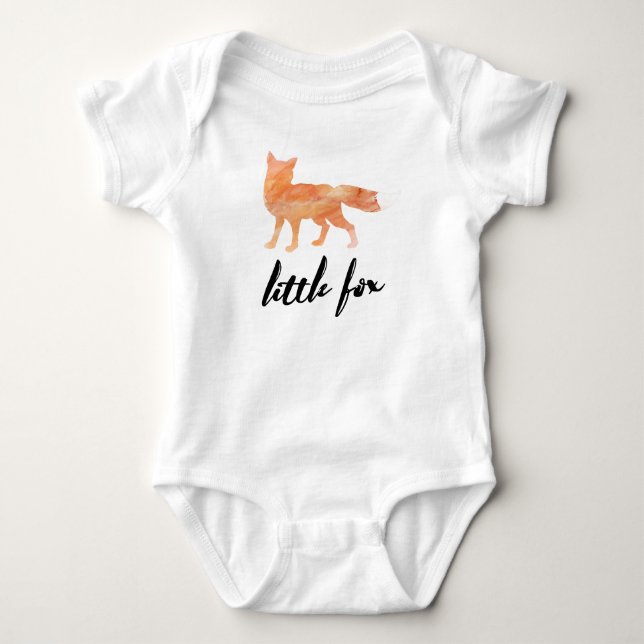 Little Fox Baby Romper Bodysuit (Front)