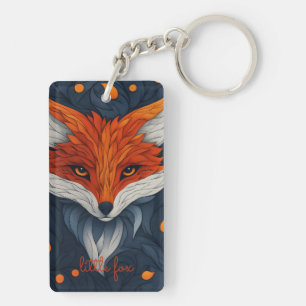 Little Fox Customisable Key Ring