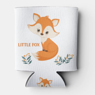 Little Fox,Cute Woodland Animal, Can Cooler