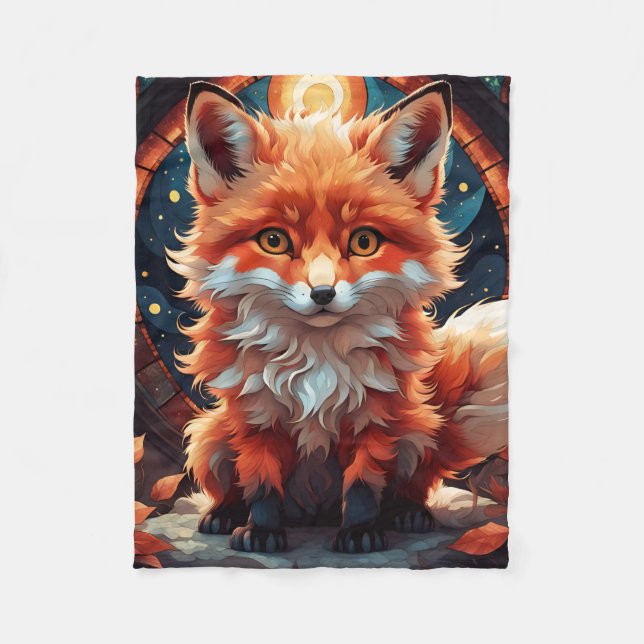 Little Fox Fleece Blanket (Front)