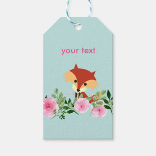 little fox Gift Tags