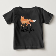 Little Fox Kids Baseball Shirt