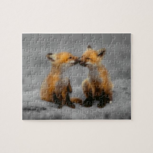 Little Fox Love Jigsaw Puzzle (Horizontal)