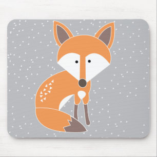 Little Fox Mouse Mat