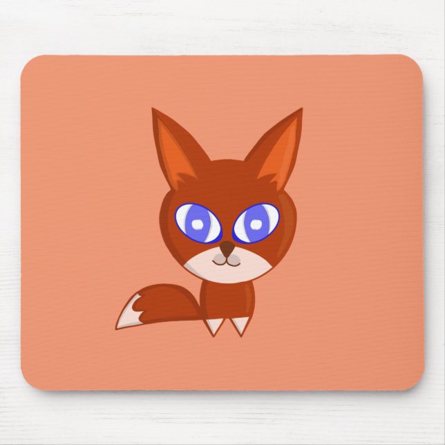 Little Fox Mouse Mat (Front)