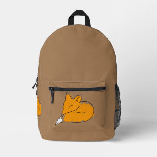 Little fox printed backpack