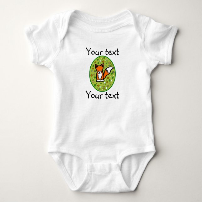 Little Fox Romper Creeper (Front)