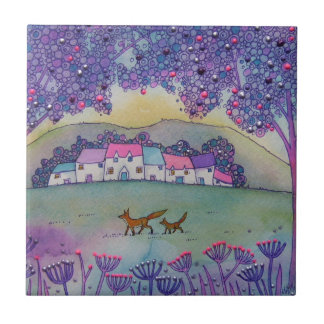 Little Foxes Tile