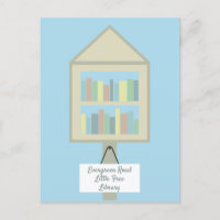 Little Free Library Custom Postcard