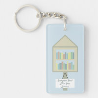 Little Free Library Personalised Keychain