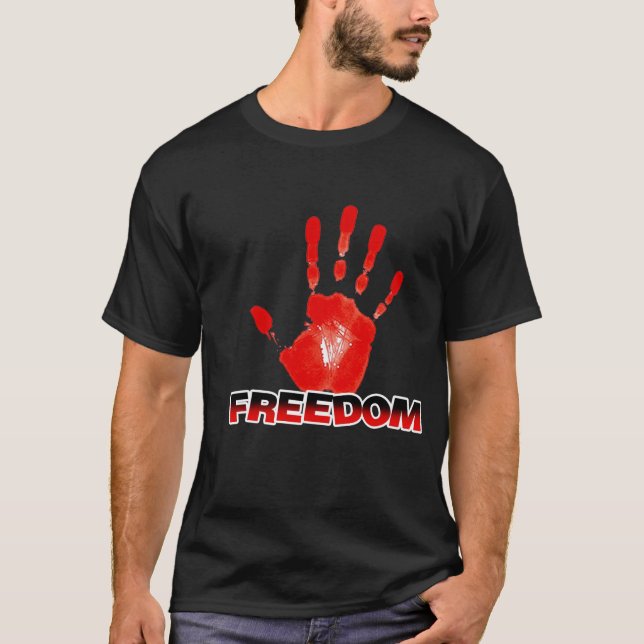 Little Freedom Hand T-Shirt (Front)