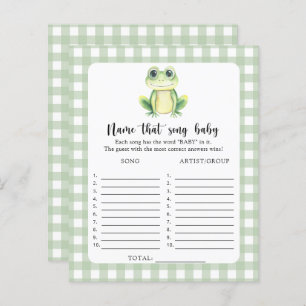 Little Frog baby shower - Name that Baby Song