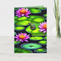 Little Frog on Lily Pad