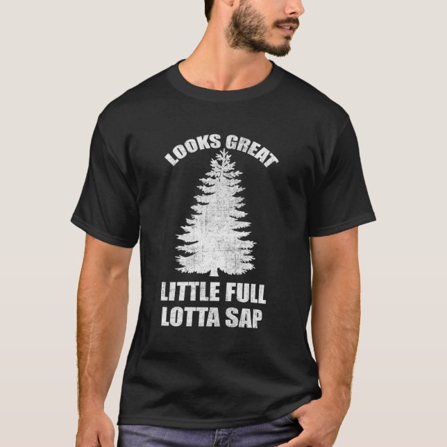 Little Full Lotta Sap Vacation Santa T-Shirt (Front)