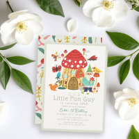 Little Fun Guy Gnome Mushroom Boy 1st Birthday