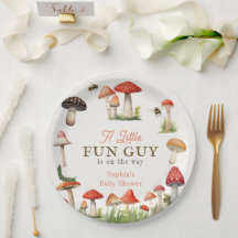 Little Fun Guy Mushroom Bee Boy Baby Shower