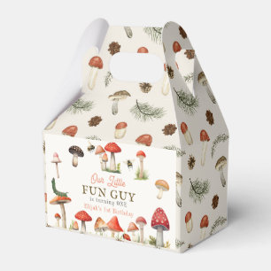 Little Fun Guy Mushroom Bee Boy Birthday Favour Box