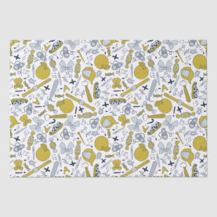Little Funny School Things Tissue Paper