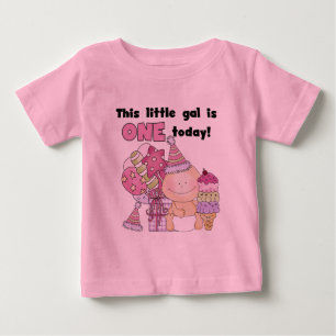 Little Gal is One Tshirts and Gifts