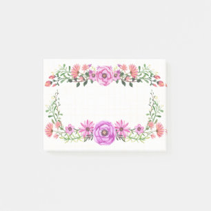 Little garden frame design post-it notes
