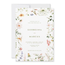 Little Garden Wedding Invitation