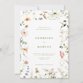 Little Garden Wedding Invitation