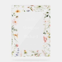 Little Garden Wedding Welcome Sign