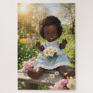 Little Gardener in a Sea of Flowers Puzzle