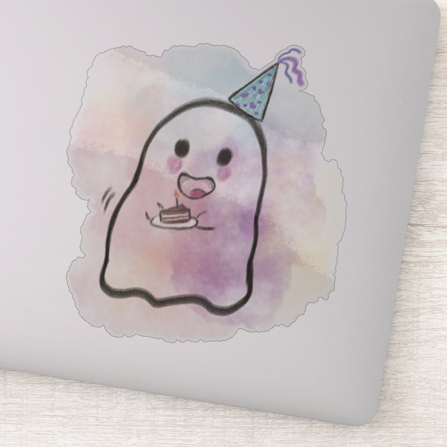 Little ghost celebrates birthday  (Detail)