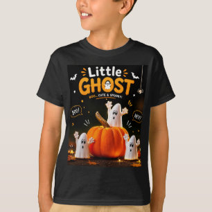 Little ghost cute Halloween kid's t-shirt. T-Shirt