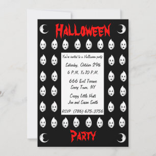 Little Ghost Party Invitation
