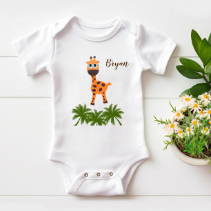 Little giraffe baby bodysuit