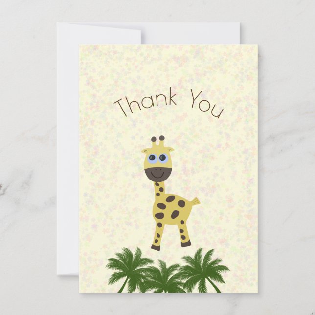 Little giraffe holiday card (Front)