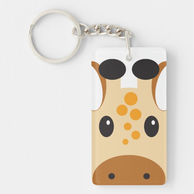Little Giraffe Key Ring (Front)