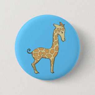 Little Giraffe Pinback Button