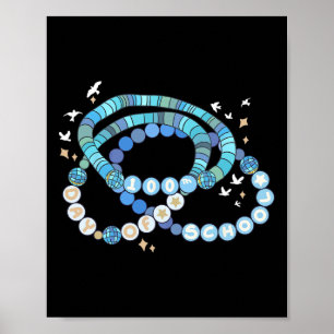 Little Girl 100 Days Of School Funny Friendship Br Poster