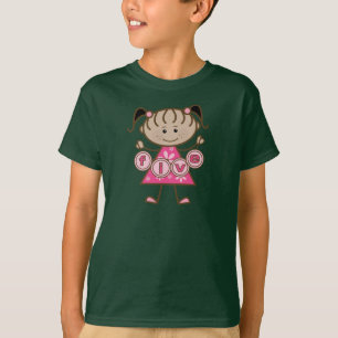 Little Girl 5th Birthday Tshirts and Gifts