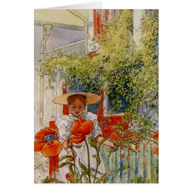 Little Girl and Red Poppies (Front)