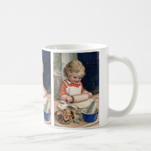Little Girl Baking Cookies Coffee Mug